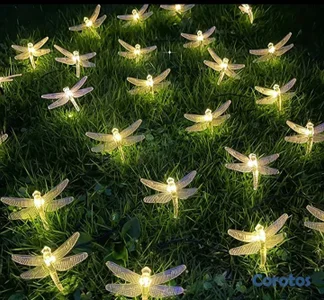 Libélulas de Mariposas de Luces Solar Navideñas 🌺🌺👌