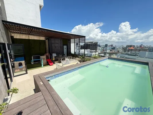 apartamentos - vendo Evaristo Morales dos habitaciones 2.5 baños dos parqueos balcón servicio  6