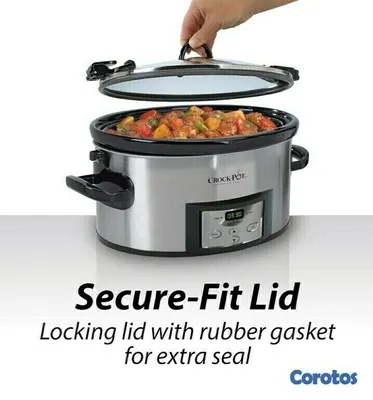 cocina - LA ORIGINAL OLLA DE COCIDO LENTO, MARCA CROCK POT DE 6 LITROS. 4