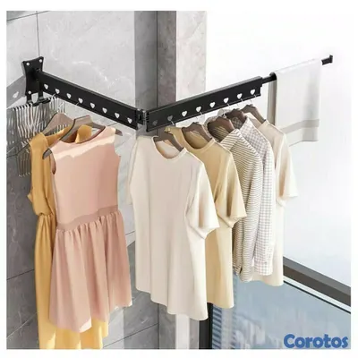 herramientas, jardines y exterior - GANCHO DE PERCHA FLEXIBLE - CLOTHES HANGER 2 BRAZOS GL-146 5