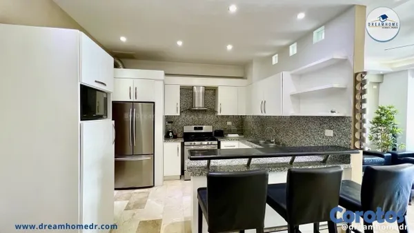 apartamentos -  Apartamento amueblado en alquiler en la perilla de dos habitaciones con Piscina 5