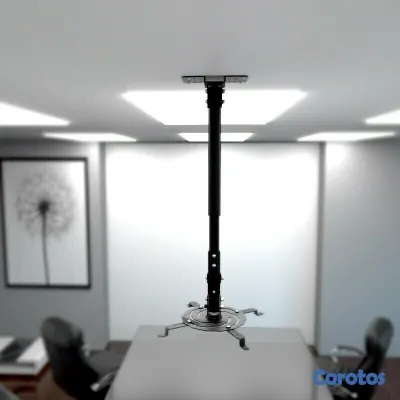 accesorios para electronica - SOPORTE PARA PROYECTOR KLIPX NEGRA DE TECHO DESDE 850MM HASTA 1215MM 2