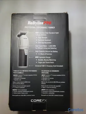 otros electronicos - Trimmers Babyliss Pro Core Fx Nuevo 5