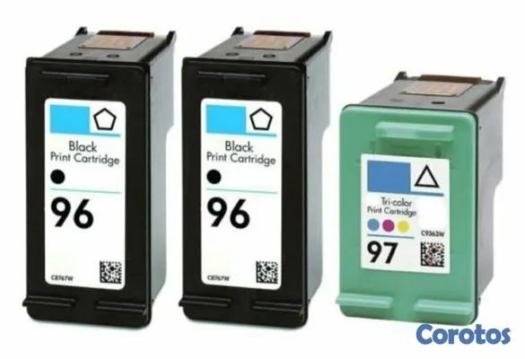 impresoras y scanners - CARTUCHO HP 96 NEGRO  97 A COLOR  totalmente originales  2