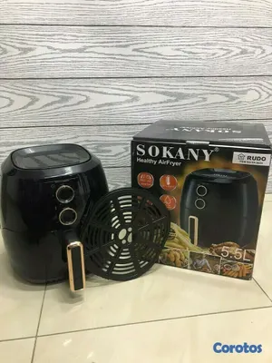 electrodomesticos - Freidora de Aire Air Fryer Sokany manual de 5.5 litros SK-8024, cocina saludable 4