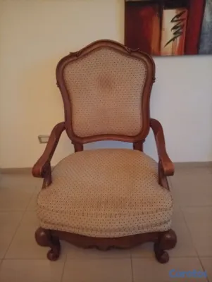 muebles y colchones - juego de sala en roble 4
