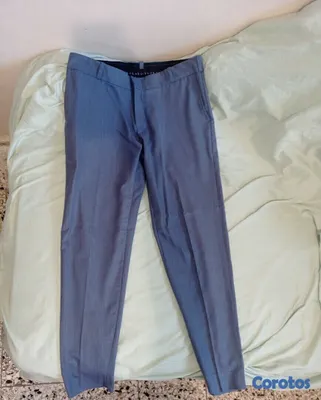 ropa para hombre - Traje Gris Azulado 4