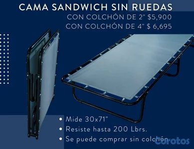 CAMA SANDWICH / ROLLAWAY BED