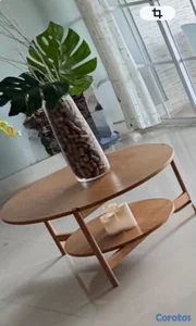MESA DE CENTRO EN MADERA