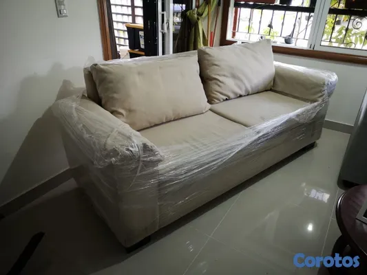 muebles y colchones - sofá de  2 . En excelentes condiciones.  2