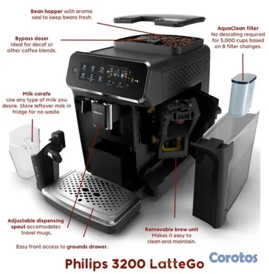 cocina - Philips 3200 LatteGo Cafetera Automática – Solo 10 meses de uso 2