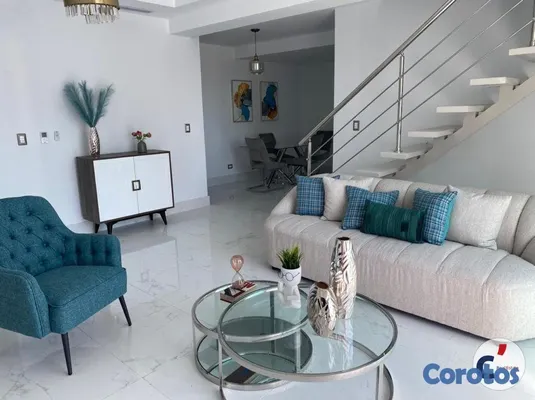 apartamentos - Lujoso Loft Amoblado Dúplex en Piantini – Piso Alt 7