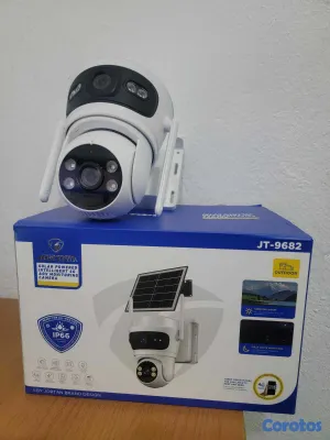 camaras y audio - CAMARA WIFI DE EXTERIOR TIPO DOMO 360° SOLAR AP- 1 2