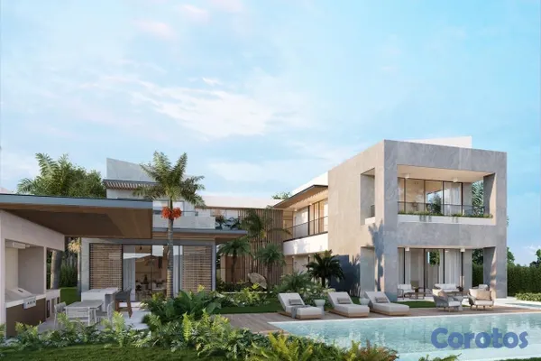 casas vacacionales y villas - venta de Villa de lujo en cap cana República Dominicana con piscina  3