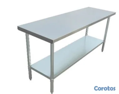 Mesa rectancugar acero inoxidable marca metalgas 