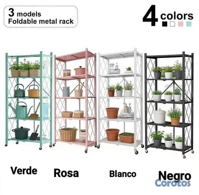 decoración y accesorios - Organizador Multifuncional *plegable* de 5 niveles 

Material: Metal

 4
