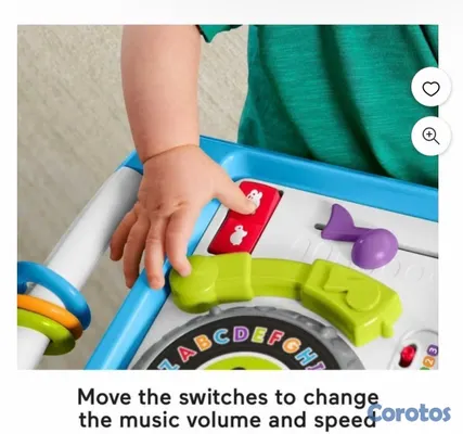 juguetes - Fisher-Price Laugh & Learn Remix Tocadiscos, juguete de aprendizaje electrónico  6
