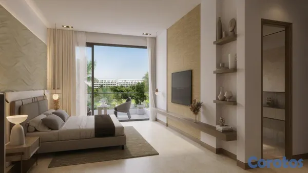 casas vacacionales y villas - Villa Poseidonia con piscina privada y vista al golf en Cana Bay, Punta Cana 4