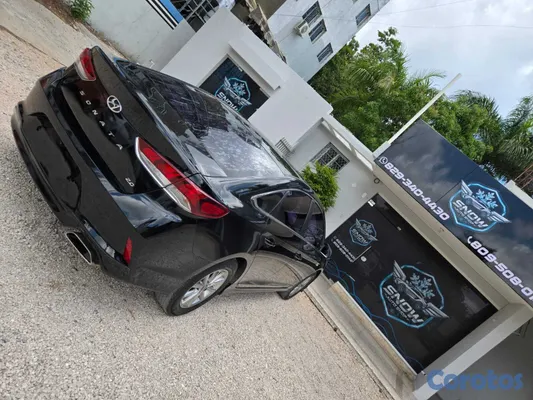 carros - HYUNDAI SONATA NEW RISE 2018 NEGRO GASOLINA 7