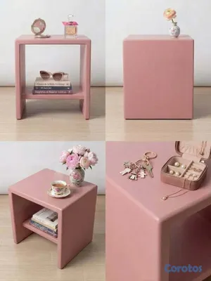 muebles y colchones - 🪵 Mesa de Noche / Auxiliar en Caoba Centenaria Pes 8