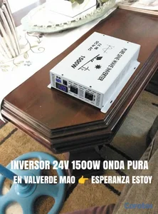 Inversor 24v 1500w onda Pura 