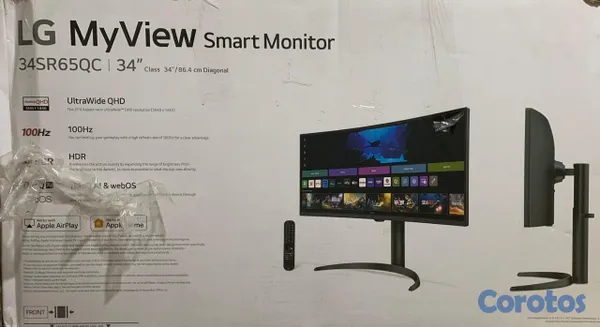 tv - MONITOR LG UNTRAWILDE 34 PULGADAS CURVO COMO NUEVO 3