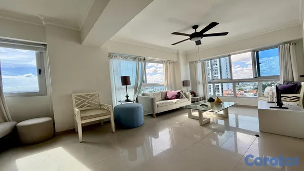 apartamentos - Apartamento amueblado en alquiler en Piantini 3