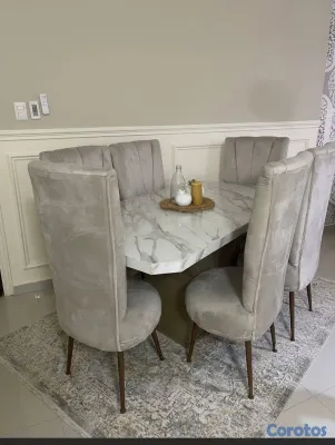muebles y colchones - VENDO COMEDOR 6 SILLAS 4
