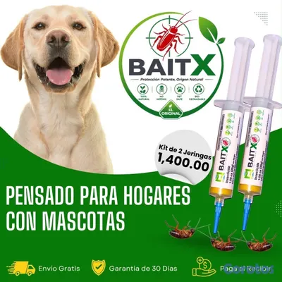 herramientas, jardines y exterior - BaitX - Cebo en Gel que elimina Cucarachas desde la Colonia  9