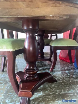 muebles y colchones - Comedor de Caoba como nuevo a precio de oportunida 8