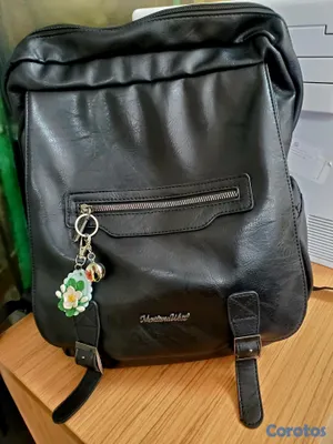 carteras y maletas - Hermosa mochila negra estilo vintage! 5