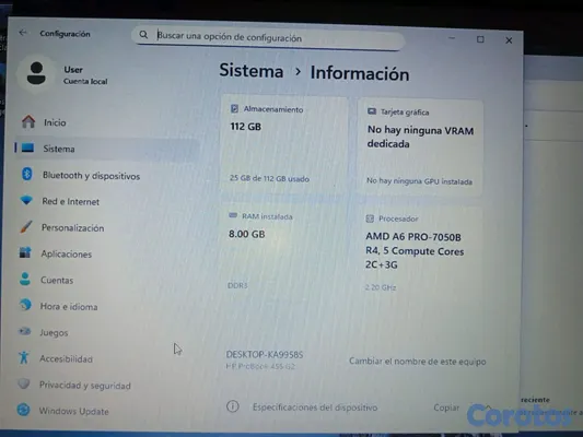 computadoras y laptops - Laptop HP ProBook 455 G2 – 8 GB RAM – Buen equipo para trabajar y estudiar 4