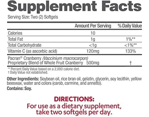 Salud y Equipamiento Médico - Cranberry 100 Caps 500mg Azo - Uni - Unidad A $1574 2