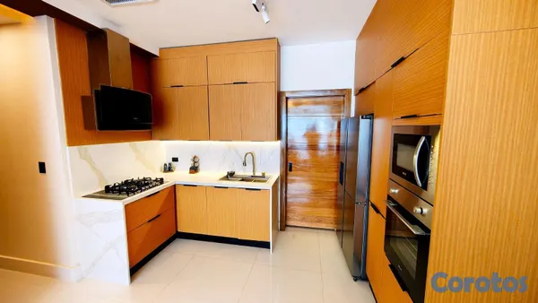 apartamentos - Alquilo apartamento amueblado en piantini 9