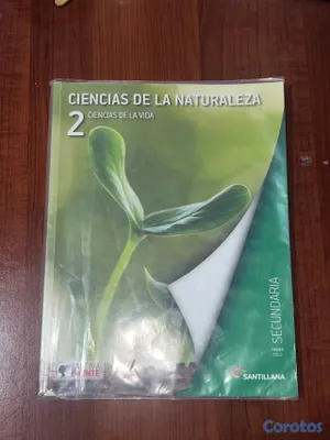 libros y revistas -  libro y cuadernillo usados 2º de secundaria naturales Santillana  2