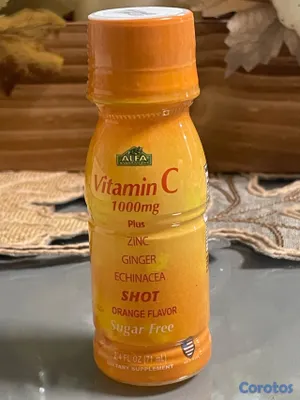 Salud y Equipamiento Médico - Shot de Vitamina C 1000mg + Zinc, Jengibre y Equinácea (Sin Azúcar) 8 unidades  2