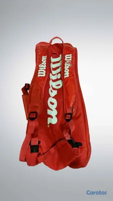 Artículos Deportivos - Bulto de Tenis Profesional - Wilson Super Tour Red 6