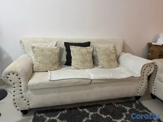 muebles y colchones - Set de Mueble cremita 5