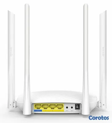 otros electronicos - ROUTER WIRELESS TENDA F9, 2.4GHZ/600MBPS, 4 X 6DBI ANTENAS FIJAS, 1 WAN PORT, 3  2