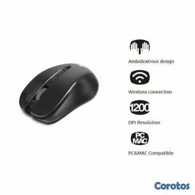 accesorios para electronica - MOUSE XTECH XTM-300 WIRELESS, 1200DPI, PARA AMBIDIESTRO    mouse inalambrico  2