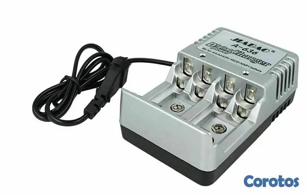 otros electronicos - Cargador para pilas 9V AA AAA. 4