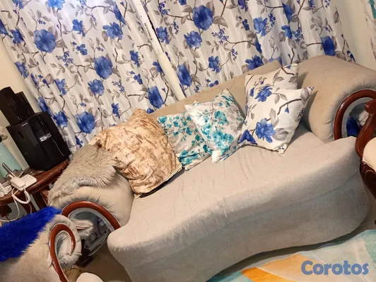 muebles y colchones - Juego de sala con mesa de centro 2