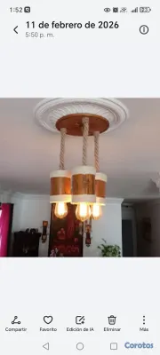 decoración y accesorios - Lámparas e iluminación, para sus galerias, terrazas, salas y mas 3