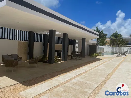 casas - Moderno Loft en Punta Cana con Dos Niveles y Patio 4