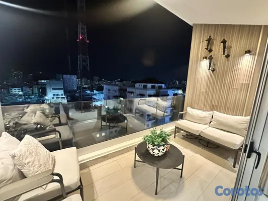 apartamentos - Alquiler de apartamentos totalmente amueblado en Evaristo Morales 3