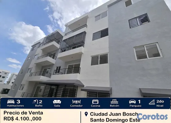 apartamentos - Apartamento segundo piso en venta en Ciudad Juan B 10