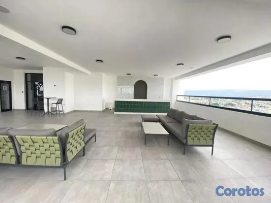 apartamentos - alquiló amuebaldo bella vista norte dos habitaciones piso 6 balcón dos parqueo  12