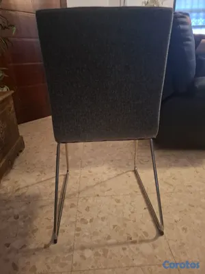 muebles y colchones - 2 sillas IKEA LILLÅNÄS gris oscuro – RD$9,000 el par 3