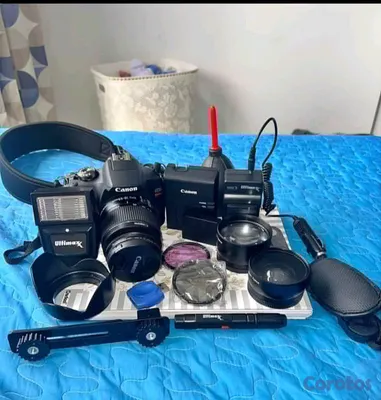 camaras y audio - Canon T7 Impecable + Kit Ultimaxx Completo (Mochila, Flash, 4 Baterías y Lentes) 2