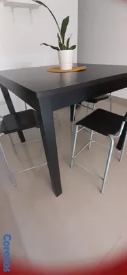 muebles y colchones - Comedor mesa alta 4